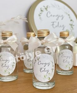 Hediyelik Cam Şişe Kolonya / Okaliptüs