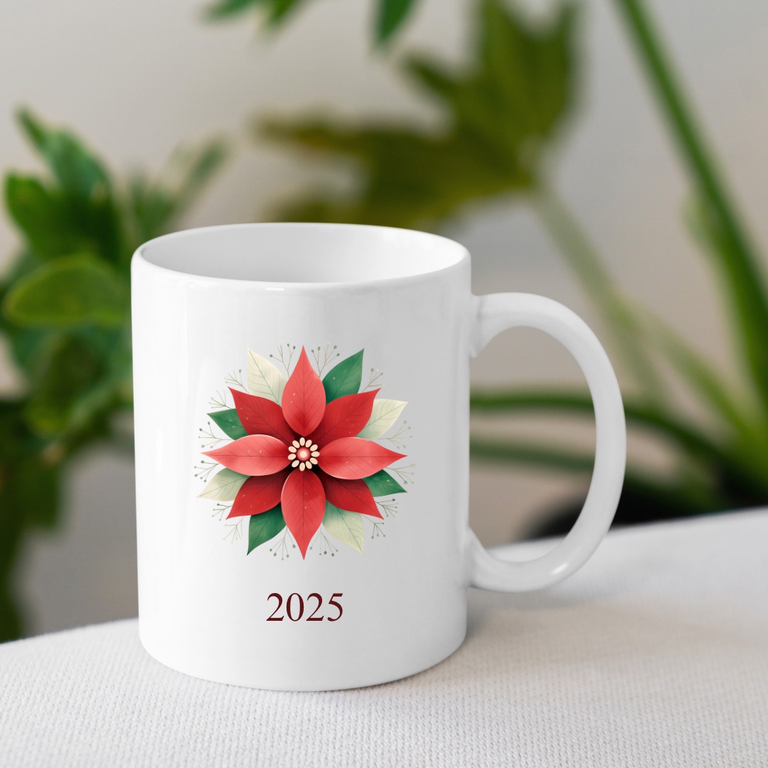 Kupa Bardak / Kişiselleştirilebilir / Kırmızı Çiçek