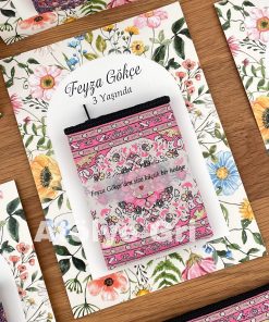 DOĞUM GÜNÜ ETNİK DESENLİ CÜZDAN HEDİYELİK